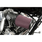 K & N Aircharger? Intake System with Cast Aluminum Intake Tube - Satin Black 57-1137